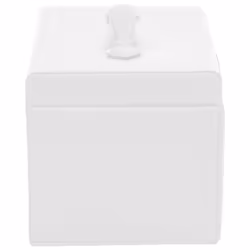 vidaXL Jewellery Box 5-Layer with Mirror Lockable White jewelry organiser - white, 3-layer - Additional view 6