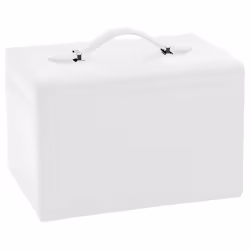 vidaXL Jewellery Box 5-Layer with Mirror Lockable White jewelry organiser - white, 3-layer - Additional view 7