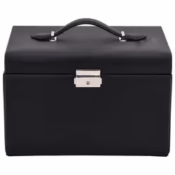 vidaXL Jewellery Box 5-Layer with Mirror Lockable White jewelry organiser - black, 3-layer - Additional view 4
