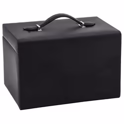vidaXL Jewellery Box 5-Layer with Mirror Lockable White jewelry organiser - black, 3-layer - Additional view 7