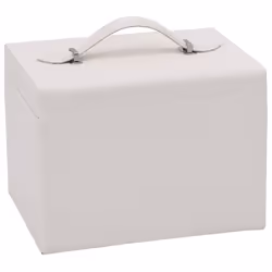 vidaXL Jewellery Box 5-Layer with Mirror Lockable White jewelry organiser - white, 4-layer - Additional view 7