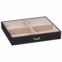 vidaXL Jewellery Box 5-Layer with Mirror Lockable White jewelry organiser - black, 4-layer - Additional view 10