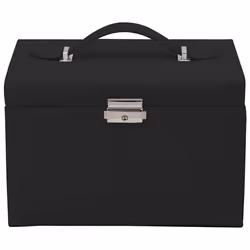 vidaXL Jewellery Box 5-Layer with Mirror Lockable White jewelry organiser - black, 4-layer - Additional view 4