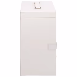 vidaXL Jewellery Box 5-Layer with Mirror Lockable White jewelry organiser - white, 5-layer - Additional view 6