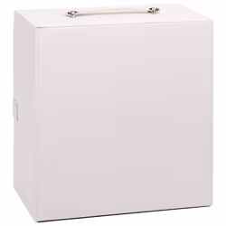 vidaXL Jewellery Box 5-Layer with Mirror Lockable White jewelry organiser - white, 5-layer - Additional view 7