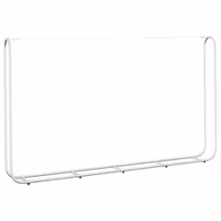 vidaXL Firewood Rack with Steel Wire Fireplace Log Store Galvanised steel - 250 x 25 x 150 cm - Additional view 5