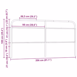 VidaXL 4100247 headboard/footboard Oak - Additional view 6
