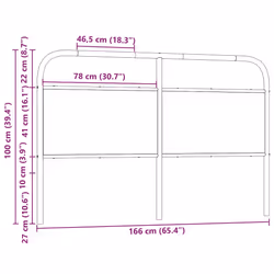 VidaXL 4100293 headboard/footboard Oak - Additional view 7
