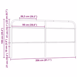 VidaXL 4100296 headboard/footboard Oak - Additional view 6