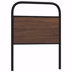 VidaXL 4100333, Brown, Oak, Steel, Wood, 75 cm, 800 mm, 100 cm