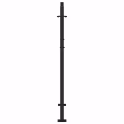 vidaXL Garden Gate 105x180 cm Weathering Steel Flame Design fence gate - steel/black, 105 x 130 cm/flame design - Additional view 4