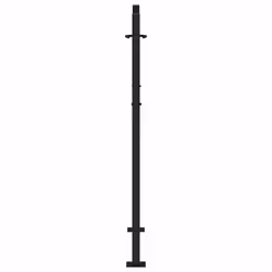 vidaXL Garden Gate 105x180 cm Weathering Steel Flame Design fence gate - steel/black, 105 x 130 cm/cross design - Additional view 4
