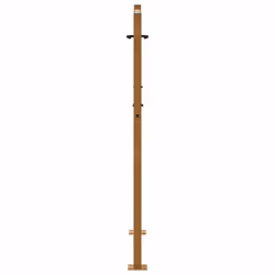 vidaXL Garden Gate 105x180 cm Weathering Steel Flame Design fence gate - weathering steel/brown, 105 x 130 cm/cross design - Additional view 5