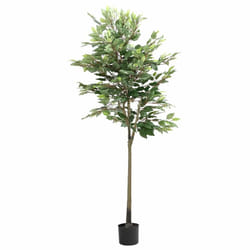 vidaXL Artificial Ficus Tree 480 Leaves 130 cm Green artificial plant - 170 cm