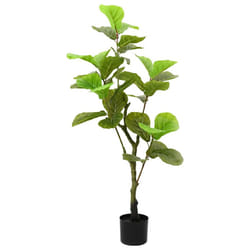 vidaXL Artificial Ficus Tree 30 Leaves 125 cm Green artificial plant