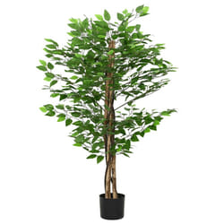 vidaXL Artificial Ficus Plant 1260 Leaves 200 cm Green artificial plant - 120 cm