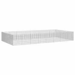 vidaXL Free Range Animal Enclosure 24-Panel 21.3x23.6 Galvanized Iron - Additional view 2