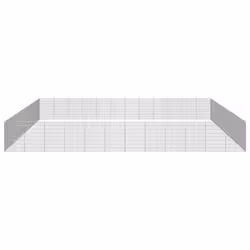 vidaXL Free Range Animal Enclosure Rabbit Cage Animal Cage Galvanised Iron - 54 x 80 cm - Additional view 4