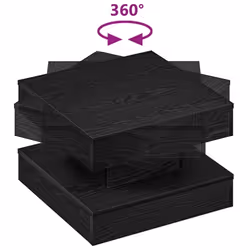 vidaXL Coffee Table 360-Degree Rotatable Hallway End Table Tea Side Table - black, 50 x 50 x 34.5 cm - Additional view 6