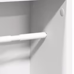 vidaXL Bathroom Cabinet with Roll Holder Storage Unit Vanity Unit - white - Additional view 6