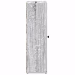 vidaXL Bathroom Cabinet with Roll Holder Concrete Grey 20.5x22x72 cm - grey sonoma - Additional view 5
