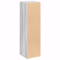 vidaXL Bathroom Cabinet with Roll Holder Concrete Grey 20.5x22x72 cm - grey sonoma - Additional view 6