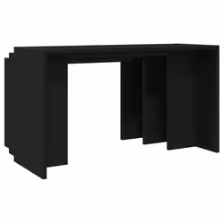 vidaXL Nesting Tables Hallway End Table Coffee Table 3 pcs Engineered Wood - black - Additional view 5