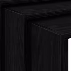 vidaXL Nesting Tables Hallway End Table Coffee Table 3 pcs Engineered Wood - black - Additional view 6