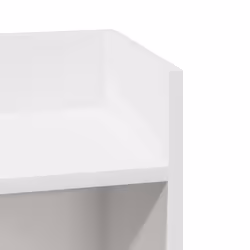 vidaXL Side Tables with Shelf Hallway Tea End Table Centre Accent Sofa Table - white, 2 pcs - Additional view 6