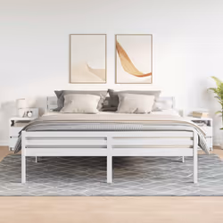 vidaXL Bedside Cabinets with 2 Drawers Nightstand Bed Side Table Side Cabinet - white, 2 pcs