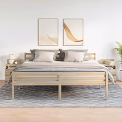 vidaXL Bedside Cabinets with 2 Drawers Nightstand Bed Side Table Side Cabinet - sonoma oak, 2 pcs