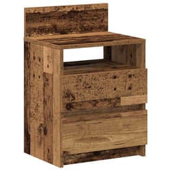VidaXL 858574 nightstand/bedside table 2 drawer(s) Wood