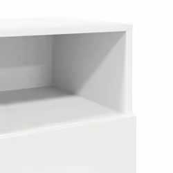 vidaXL Bedside Cabinets 2 pcs with 2 Drawers White 36x36x68 cm bedside table - White, 1 pcs - Additional view 8