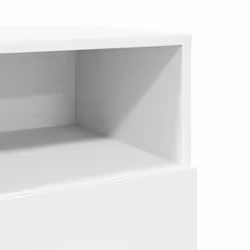 vidaXL Bedside Cabinets 2 pcs with 2 Drawers White 36x36x68 cm bedside table - White, 2 pcs - Additional view 9