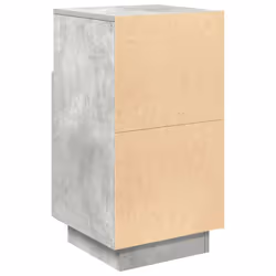 vidaXL Bedside Cabinets 2 pcs with 2 Drawers White 36x36x68 cm bedside table - Concrete grey, 2 pcs - Additional view 7