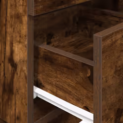 vidaXL Bedside Cabinets 2 pcs with 2 Drawers White 36x36x68 cm bedside table - Smoked oak, 2 pcs - Additional view 8