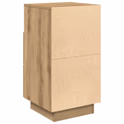 vidaXL Bedside Cabinets 2 pcs with 2 Drawers White 36x36x68 cm bedside table - Artisan oak, 1 pcs - Additional view 6