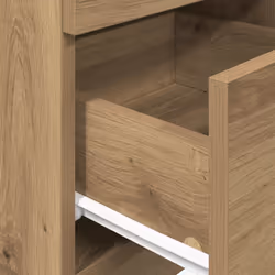 vidaXL Bedside Cabinets 2 pcs with 2 Drawers White 36x36x68 cm bedside table - Artisan oak, 1 pcs - Additional view 7