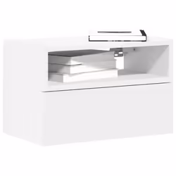 VidaXL 858596 nightstand/bedside table White