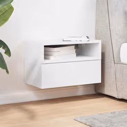 VidaXL 858596 nightstand/bedside table White