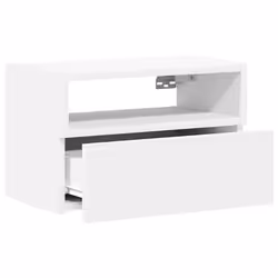 VidaXL 858596 nightstand/bedside table White - Additional view 5