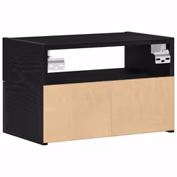 VidaXL 858598 nightstand/bedside table Black - Additional view 7