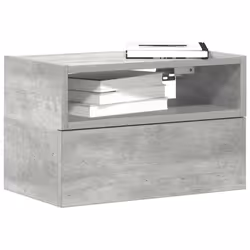 VidaXL 858602 nightstand/bedside table Concrete colour