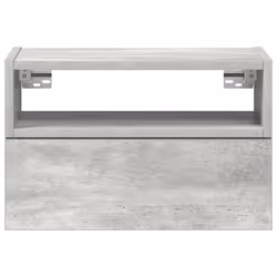 VidaXL 858603 nightstand/bedside table 1 drawer(s) Concrete colour - Additional view 4