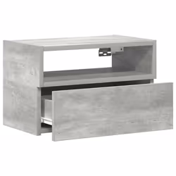 VidaXL 858603 nightstand/bedside table 1 drawer(s) Concrete colour - Additional view 5