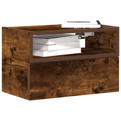 VidaXL 858605 nightstand/bedside table 1 drawer(s) Oak