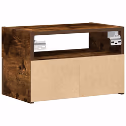 VidaXL 858605 nightstand/bedside table 1 drawer(s) Oak - Additional view 7