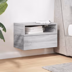 VidaXL 858606 nightstand/bedside table Oak