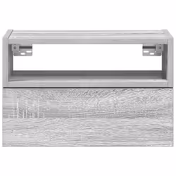 VidaXL 858607 nightstand/bedside table 1 drawer(s) Oak - Additional view 4