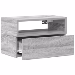 VidaXL 858607 nightstand/bedside table 1 drawer(s) Oak - Additional view 5
